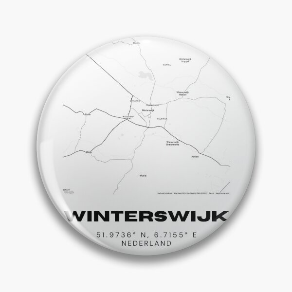Item preview, Winterswijk Minimalist Map Art | Netherlands | 51.9736° N, 6.7155° E designed and sold by RM-Journey.