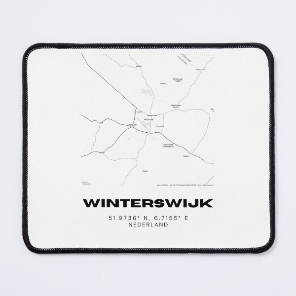 Item preview, Winterswijk Minimalist Map Art | Netherlands | 51.9736° N, 6.7155° E designed and sold by RM-Journey.