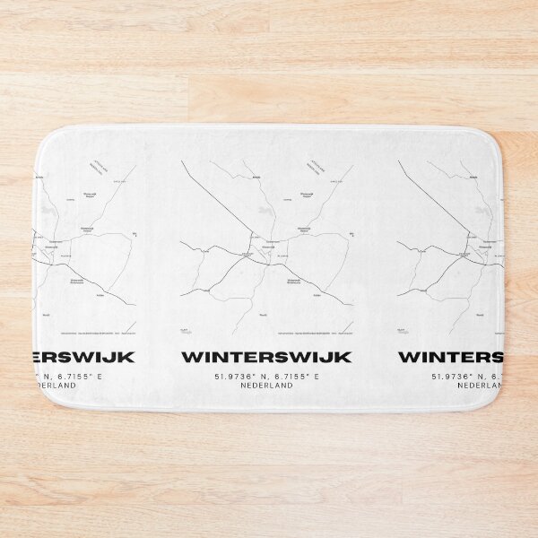 Item preview, Winterswijk Minimalist Map Art | Netherlands | 51.9736° N, 6.7155° E designed and sold by RM-Journey.