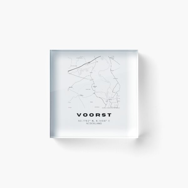 Item preview, Voorst Minimalist Map Art | Netherlands | 52.1762° N, 6.1408° E designed and sold by RM-Journey.