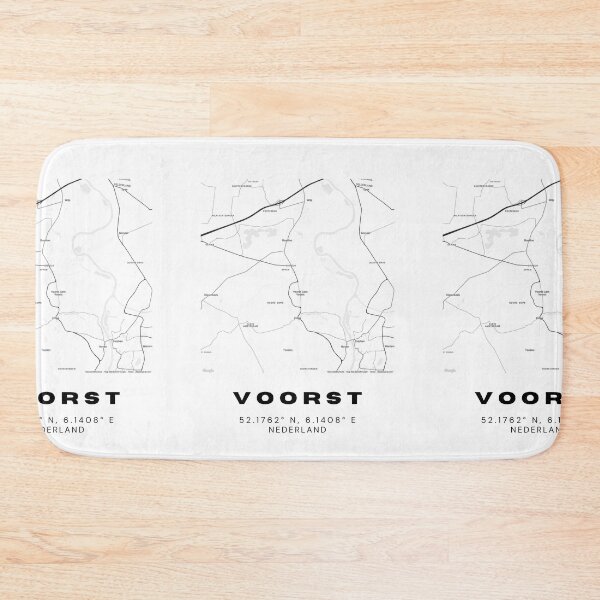 Item preview, Voorst Minimalist Map Art | Netherlands | 52.1762° N, 6.1408° E designed and sold by RM-Journey.