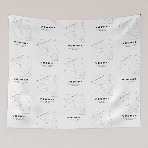 Item preview, Voorst Minimalist Map Art | Netherlands | 52.1762° N, 6.1408° E designed and sold by RM-Journey.