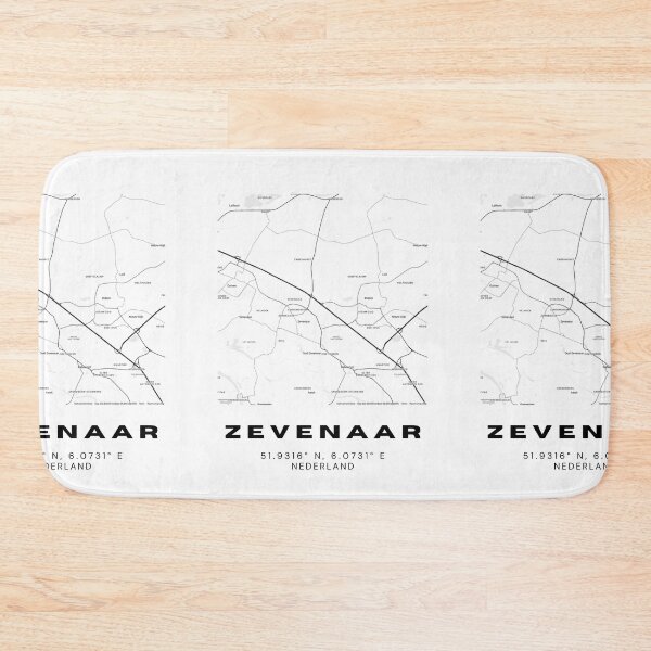 Item preview, Zevenaar Minimalist Map Art | Netherlands | 51.9316° N, 6.0731° E designed and sold by RM-Journey.