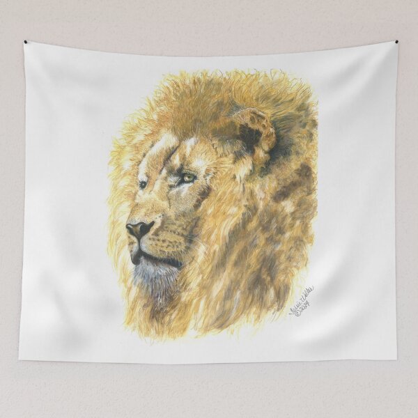 Item preview, Great Lion's Head designed and sold by ArtbyTerrieD.