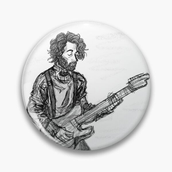 Item preview, Henry Le Vesconte on the electric guitar  designed and sold by CalliopeArtShop.