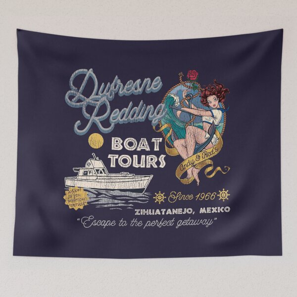 Item preview, Dufresne Redding Boat Tours Tattoo Worn designed and sold by Alema Art.