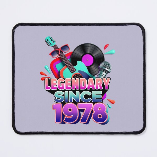 Item preview, Legendary Since 1978 Cool Birthday Quote designed and sold by TheArtOfPat.