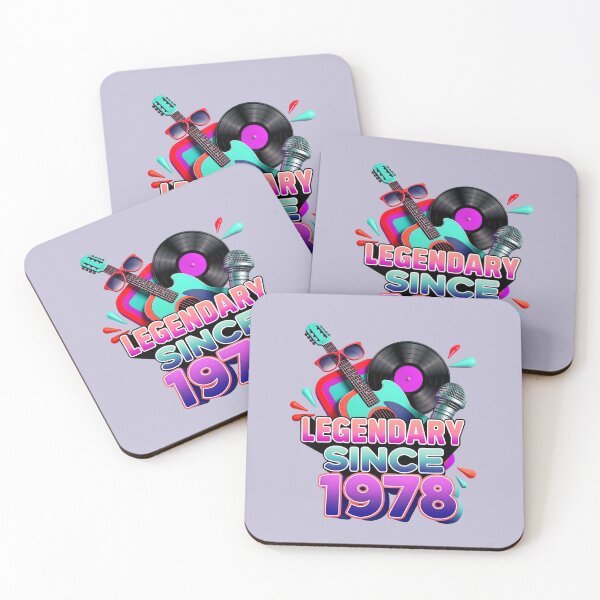 Item preview, Legendary Since 1978 Cool Birthday Quote designed and sold by TheArtOfPat.