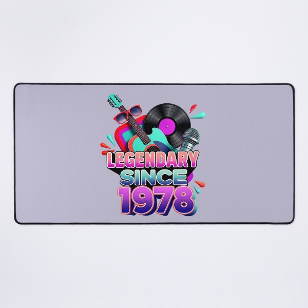 Item preview, Legendary Since 1978 Cool Birthday Quote designed and sold by TheArtOfPat.