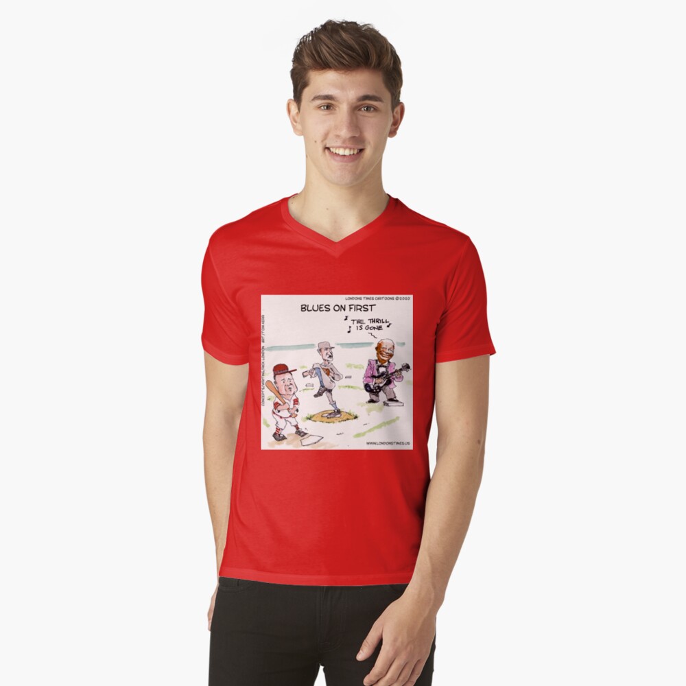 Item preview, V-Neck T-Shirt designed and sold by ltcartoons.
