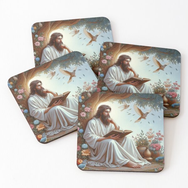 Item preview, Jesus reading the bible designed and sold by JesusClub.