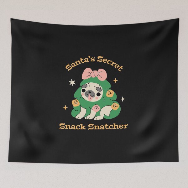 Item preview, Santa's Secret Snack Snatcher designed and sold by S Diaz.