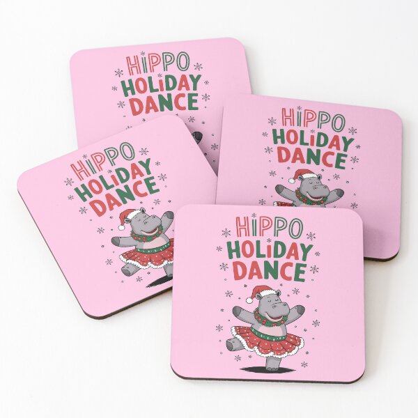 Item preview, Dancing Hippo Holiday Cheer designed and sold by ShmoneyFace.