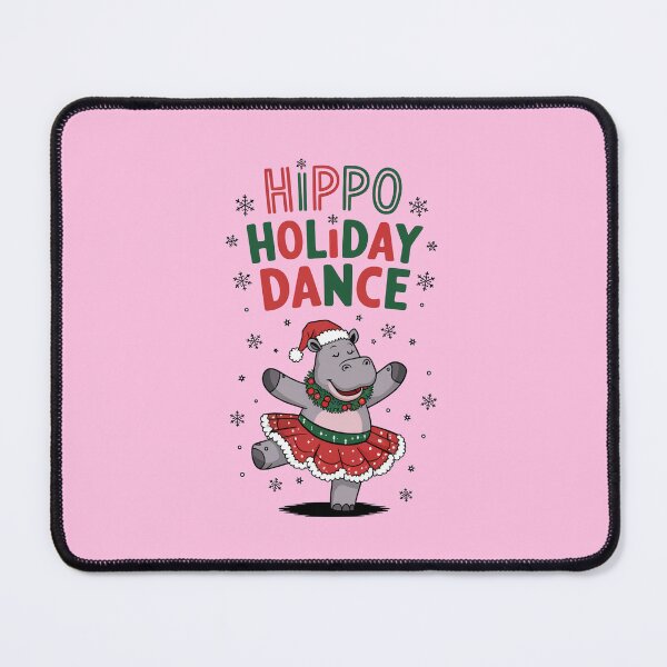 Item preview, Dancing Hippo Holiday Cheer designed and sold by ShmoneyFace.
