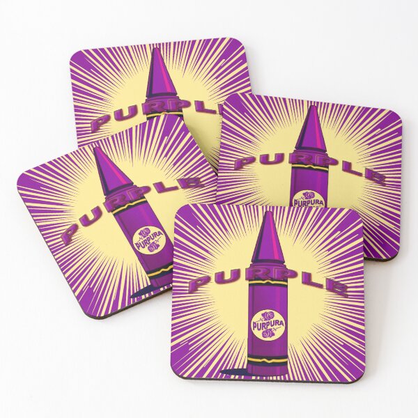 Item preview, Bold Purple Crayon Art Print – Vibrant and Striking Design designed and sold by BloodSweatNTers.