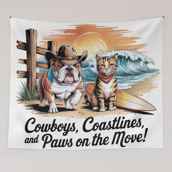 Item preview, Cowboys, Coastlines, and Paws on the Move! designed and sold by WhalesongRetail.
