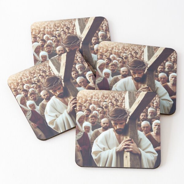 Item preview, Jesus carrying the cross designed and sold by JesusClub.