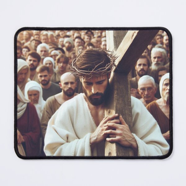 Item preview, Jesus carrying the cross designed and sold by JesusClub.