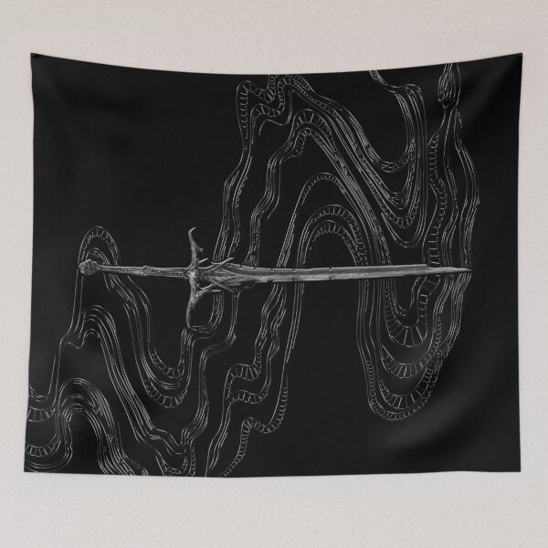 Item preview, Horizontal Sword Smoke Swirl designed and sold by ChaosAdar.