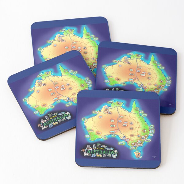 Item preview, AUSTRALIA roads map designed and sold by davidfraser.