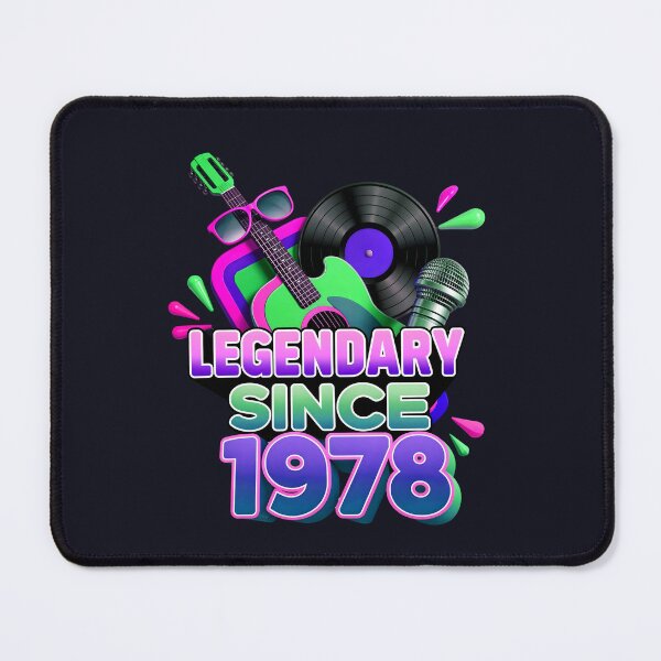 Item preview, Legendary Since 1978 Cool Birthday Quote designed and sold by TheArtOfPat.