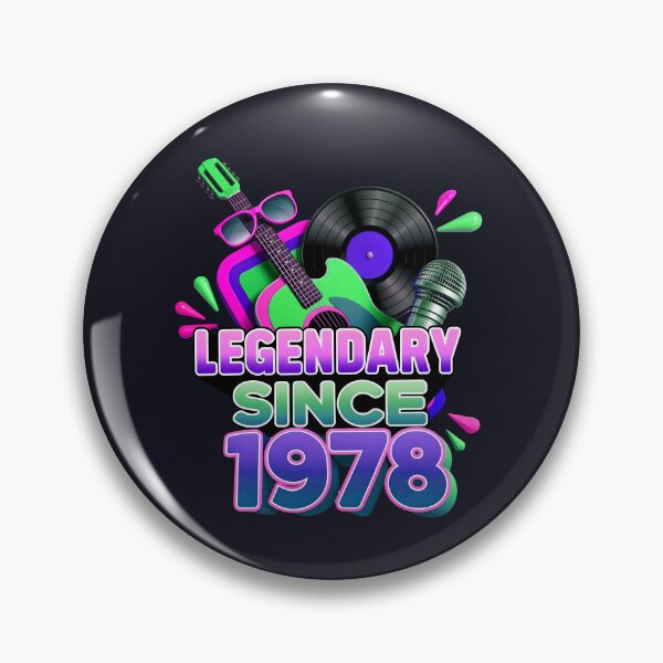 Item preview, Legendary Since 1978 Cool Birthday Quote designed and sold by TheArtOfPat.