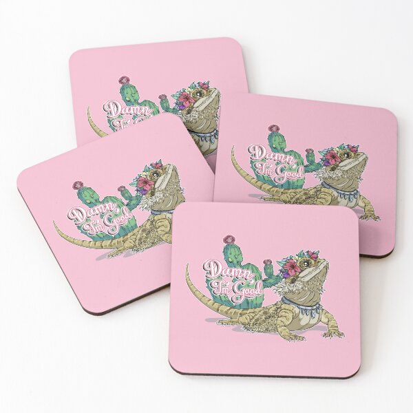 Item preview, Beautiful Bearded Dragon with Diamonds and Cactus Text designed and sold by iduzarts.