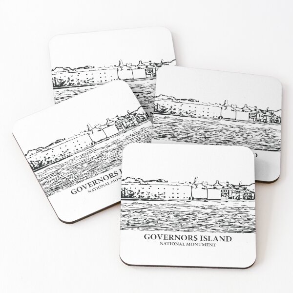 Item preview, Governors Island National Monument designed and sold by Lakeric Cityscapes.