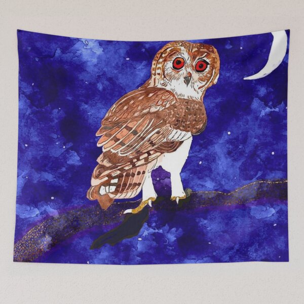 Item preview, The Owl designed and sold by pinkyjainpan.