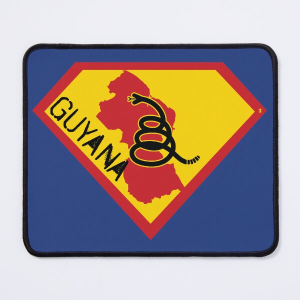 Item preview, GUYANA SPELL OUT - Freedom Is The Superpower - Modern Gadsden Snake Flag - Dont Tread On Me SUPERHERO design designed and sold by pelagio.