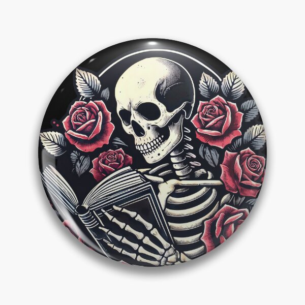 Item preview, Skeleton Reading Something Unholy – Gothic Book Lover Design designed and sold by Victor Shadehorn.