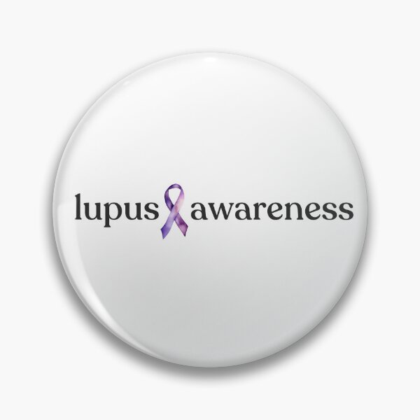 Item preview, Lupus Awareness Purple Ribbon Sticker designed and sold by brookehend.
