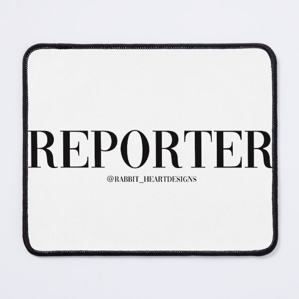 Item preview, Reporter designed and sold by RabbitHeartArt.