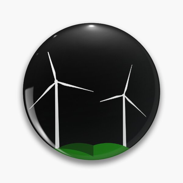 Item preview, Wind Turbines on Green Hills designed and sold by J-Bat.