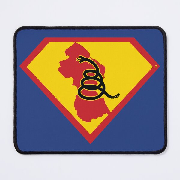 Item preview, GUYANA - Freedom Is The Superpower - Modern Gadsden Snake Flag - Dont Tread On Me SUPERHERO design designed and sold by pelagio.