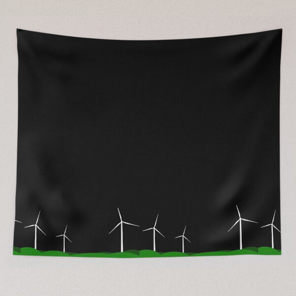 Item preview, Wind Turbines on Green Hills designed and sold by J-Bat.