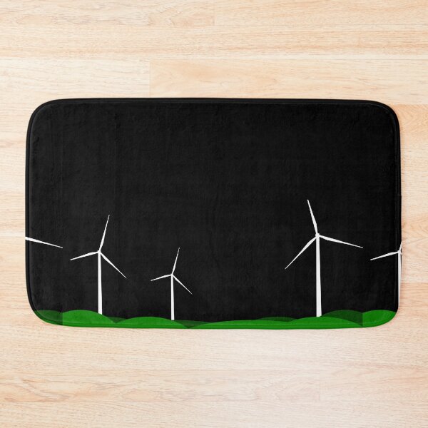Item preview, Wind Turbines on Green Hills designed and sold by J-Bat.