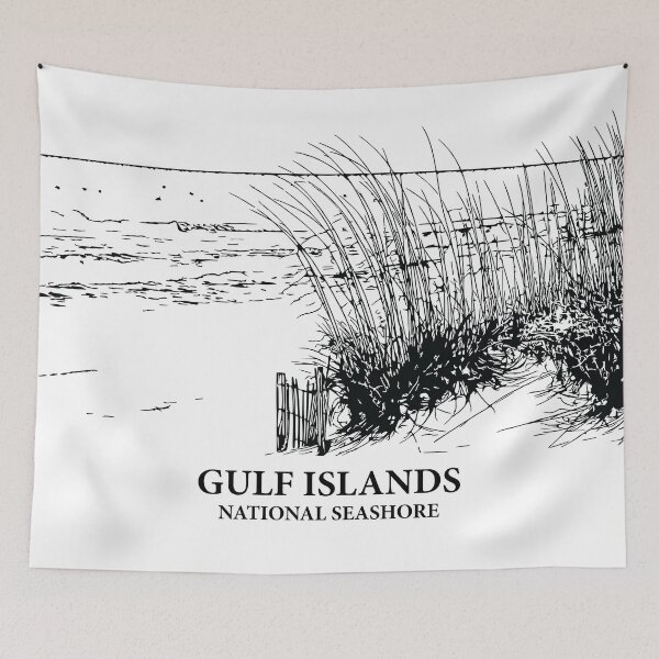 Item preview, Gulf Islands National Seashore designed and sold by Lakeric Cityscapes.