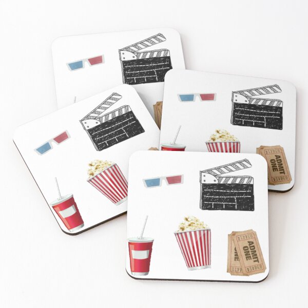 Aperçu de l'œuvre Pack d’autocollants de salle de cinéma créée et vendue par Letsgonjdevils0.