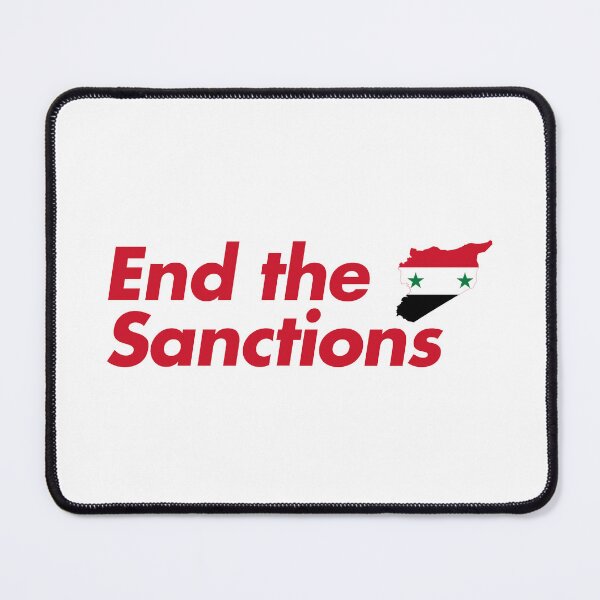 Item preview, End the Sanctions Syrian Syrian Civil War USA America United Nations Assad Trump Obama designed and sold by ez-does-it.