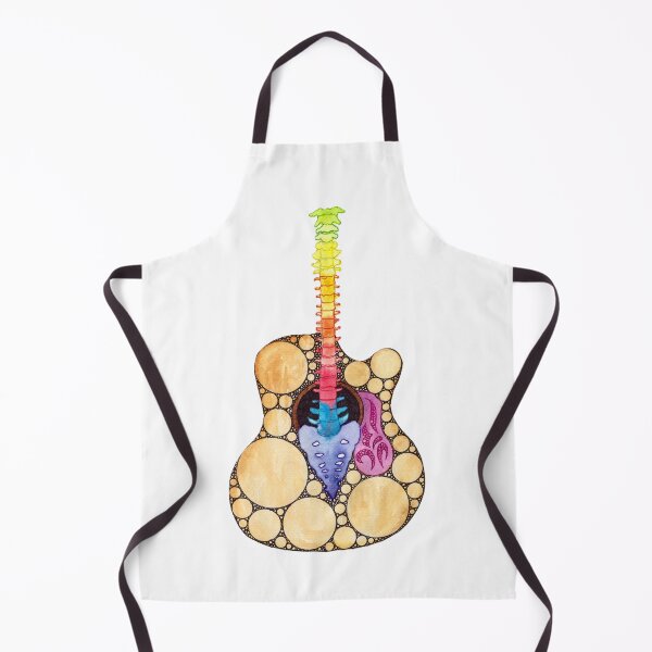 Item preview, Guitar spine, Watercolor and Ink designed and sold by ellisartstudio.