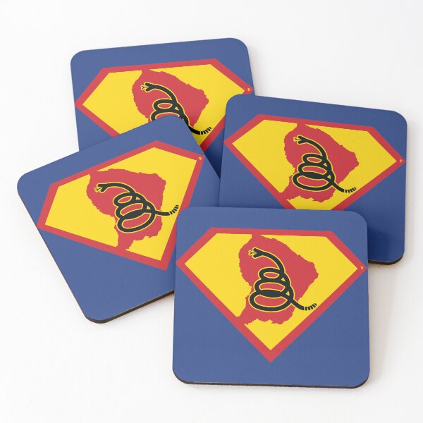 Item preview, FRENCH GUIANA  - Freedom Is The Superpower - Modern Gadsden Snake Flag - Dont Tread On Me SUPERHERO design designed and sold by pelagio.