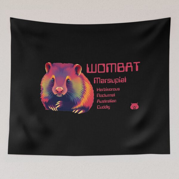 Item preview, Marsupial wombat designed and sold by pUNKnown.