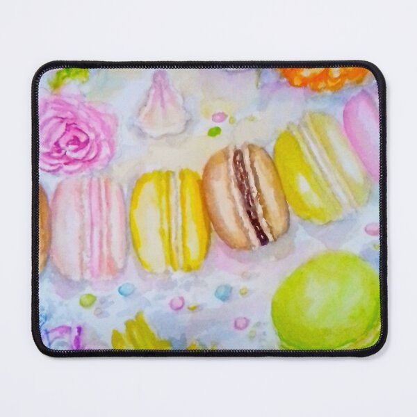 Item preview, Colorful Macarons watercolor design  designed and sold by happiartworks .