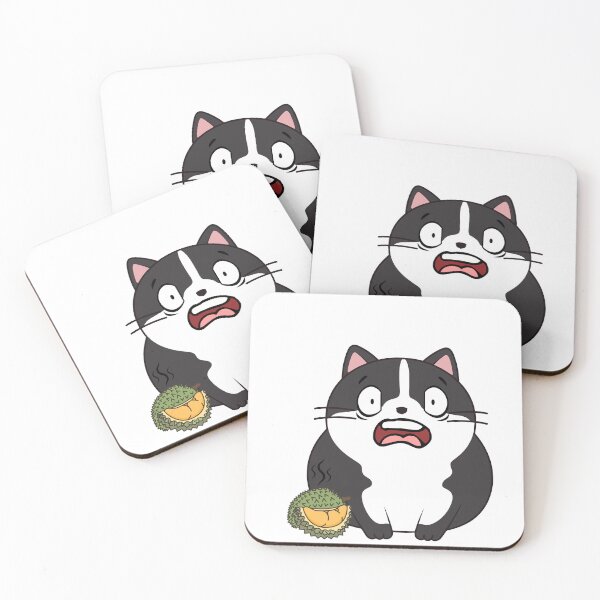 Item preview, Funny fat cat smells a durian designed and sold by Pet Station.