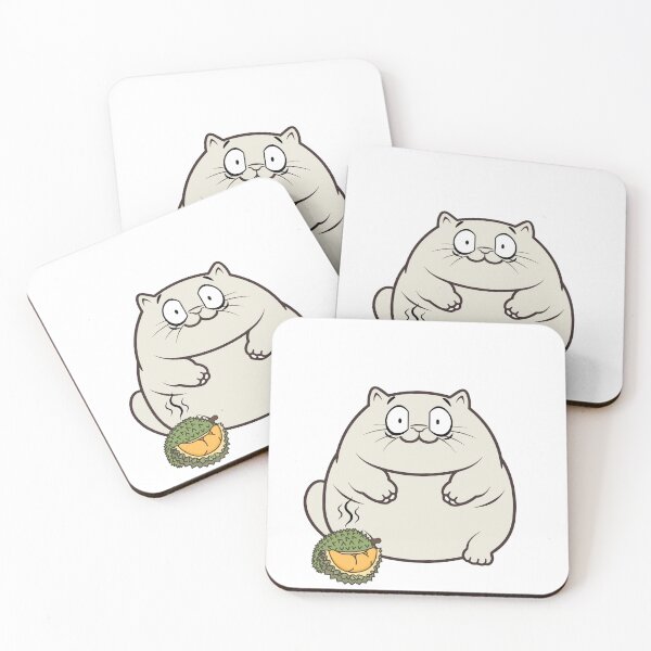 Item preview, Funny fat catsmells a durian designed and sold by Pet Station.