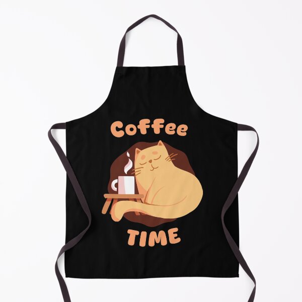 Item preview, Coffee time cat designed and sold by Whistickers.