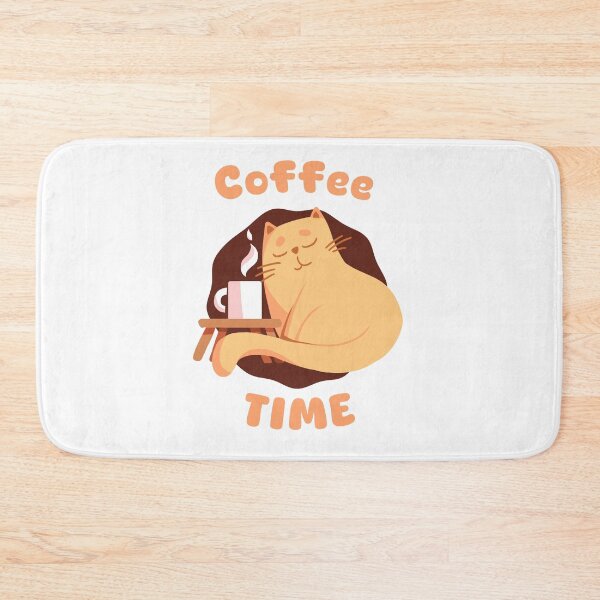 Item preview, Coffee time cat designed and sold by Whistickers.