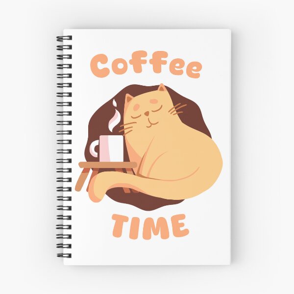 Item preview, Coffee time cat designed and sold by Whistickers.