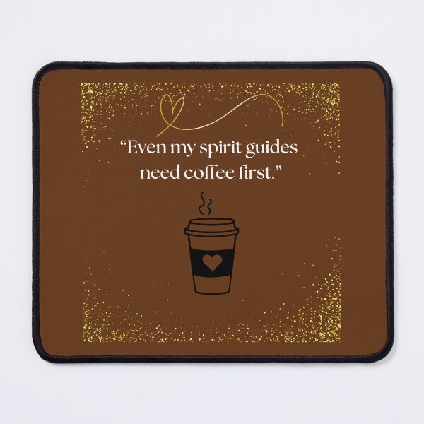 Item preview, Mystical Mornings Start with Coffee designed and sold by NettaArts.